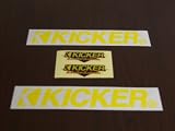 KICKER AUDIO / RACING VINYL DECALS - KICKER DECAL
