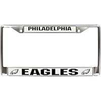 Rico Philadelphia Eagles Chrome License Plate Frame