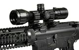 UTG 3-9x32 Compact CQB Bug Buster AO RGB Scope with Med. Picatinny Rings, 2 Sunshade
