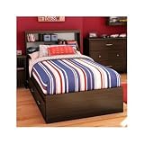 Highway Twin Mates Bed in Mocha