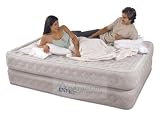 Intex Queen Raised Airbed w/ Air-flow Quited Comfort Top & built-in Pump