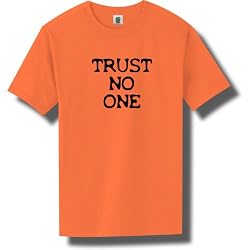 TRUST NO ONE Short Sleeve Bright Neon T-Shirt - Available in 5 bright colors