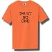TRUST NO ONE Short Sleeve Bright Neon T-Shirt - Available in 5 bright colors