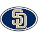 San Diego Padres Color Auto Emblem