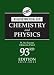 CRC Handbook of Chemistry and Physics, 93rd Edition