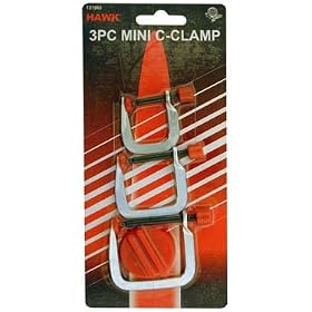 MINI C-CLAMP 3/4"-TO-1 1/2" 3-PIECE SET