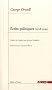 Ecrits politiques (1928-1949) : Sur le socialisme, les intellectuels et la d�mocratie