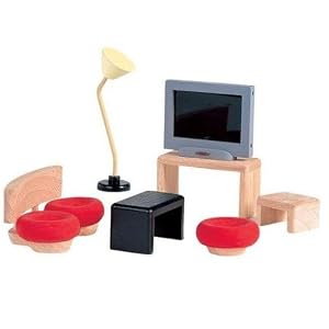 Decor Dollhouse Living Room by Plan Toys