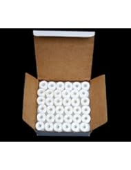 Home: New ThreadNanny 144 White Pre-Wound Bobbins for BROTHER Embroidery Machines Compatible with PE-700, PE700II, PE-750D, PE-770, PE-780D, Innovis 900, Innovis 950D, Innovis 1000, Innovis 1200, Innovis 1250D And New Babylock Ellure, Emore and NEW Esante - Manki Trading LLC