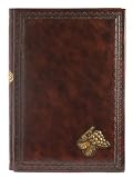 Burgundy Faux Leather Wine Journal, Steamed Off Label Area, Embossed, 7x10"