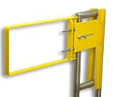 FabEnCo, Inc. A71-18PC Safety Yellow Powder Coat Self Closing Safety Gate