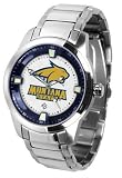 Montana State Bobcats MSU NCAA Mens Titan Steel Watch
