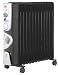 2.5kw Designer Black Oil Filled Radiator Image