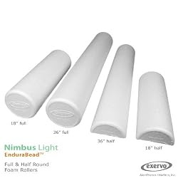 Exervo Nimbus Endurabead Pro Lite Foam Roller, 4 Sizes
