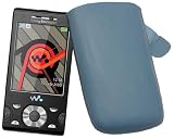 Suncase Ledertasche f&uuml;r Sony Ericsson W995 blau