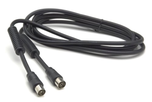 G&BL Antennenkabel (Stecker - Kupplung, >85dB, Ferritkern) 2,0m schwarz