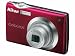 Nikon Coolpix S4000 Digitalkamera (12 Megapixel, 4-fach Weitwinkelzoom, 7,5 cm (3 Zoll) Touchscreen) rot