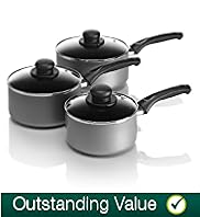 3 Piece Aluminium Saucepan Set