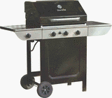 Char Broil T420P 3 Burner Gas Grill with Sideburner - B0010VPI8M