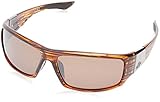 Anarchy Men's Gator Pit Polarized Wrap Sunglasses,Brown Demi,62.5 mm