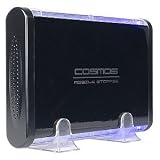 Cosmos 3.5-Inch USB 2.0 Ext IDE Hard Drive Enclosure with LEDs (Black)