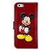 iPhone 6 Plus Wallet Case[5.5 inch], Onelee - Mickey Mouse Premium PU Leather Case Wallet Flip Stand Case Cover for iPhone 6 Plus with Card Slots