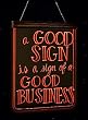 GloWrite Hanging Illuminated Sign 24" x 33"