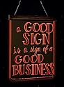 GloWrite Hanging Illuminated Sign 24" x 33"