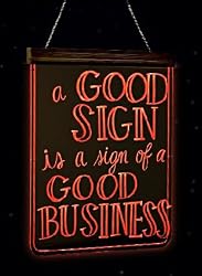 GloWrite Hanging Illuminated Sign 24" x 33"