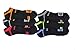 DC 6-Pack Men's Sport No Show Socks Size 10-13 (Black)