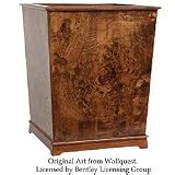 Classic Burl Waste Basket