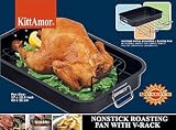 Review KittAmor 5725 / KittAmor 2 Piece Non-Stick Roasting Pan Set With V-Rack