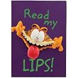 Garfield Read My Lips Bobble Plaque 7" H