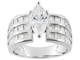 1.96CTW BELLA LUCE DIAMOND SIMULANT STERLING SILVER RING