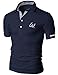 Mens Casual Short Sleeve Point Polo T-shirt (076D)