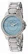 AK Anne Klein #10/9661TMSV Women's Stainless Steel Crystal Accented Bracelet Watch