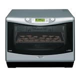 Whirlpool Jet Chef 31 Litre, Drop Down Door Microwave Full Combi with Forced Air, Grill with Crisp Functions, Silver, 1000 W