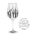 Lolita Love My Party Wild Child 16-Ounce Acrylic Wine Glasses, Set of 2