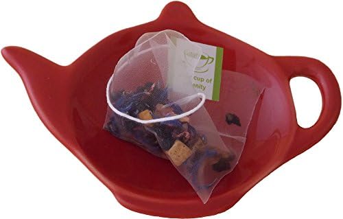 Ceramic Teabag Holder-Red