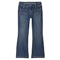 Girls' Mossimo Supply Co. Patch Pocket Flare Denim - Blue