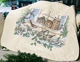 Three Bird Watchers Quilt Stamped Cross Stitch Kit-43X34