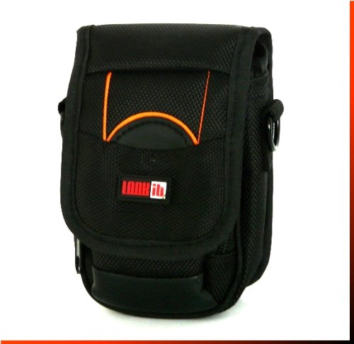 LOOKit® Sac GW-10 étanche, pour Panasonic Lumix DMC- DMC-TZ22 / TZ20 / TZ18 / TZ10 / TZ8 / TZ7 / TZ6 / FS22 / FX700 / FT3 / FS37 / FS35 / FS18 / FS16 -- Canon Powershot SX210 / SX220 HS / SX230 HS / Ixus 115HS / Ixus 220HS / Ixus 310 HS / A2200 / A1200 /A3000 / A3100 / A480 / A490 / A495 / IXUS 300 HS / 210 / 110 IS / 110 IS / 200 IS / 870IS / 870 IS / 990IS / 990 IS / 860IS -- Sony HX5V -- Casio EX-H20G / H15 / H10 -- Nikon S8000, COOLPIX L23, P300, S3100, S4100, S6100, S8100 -- Samsung ST600, WB700 - Sony TX55