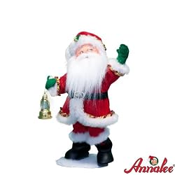 9" Holiday Twist Santa By Annalee