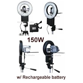 150W Continuous Video Ring Light for Sony DCR-TRV460, TRV320, TRV480, TRV350, TRV330, TRV27, TRV340, TRV250, TRV140, TRV22, TRV103