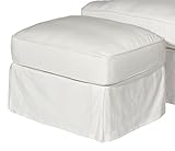 Daisy Ottoman by Lexington - White (01-7315-44-01)