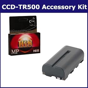 Sony CCD-TR500 Camcorder Accessory Kit includes: HI8TAPE Tape/ Media, SDNPF570 Battery