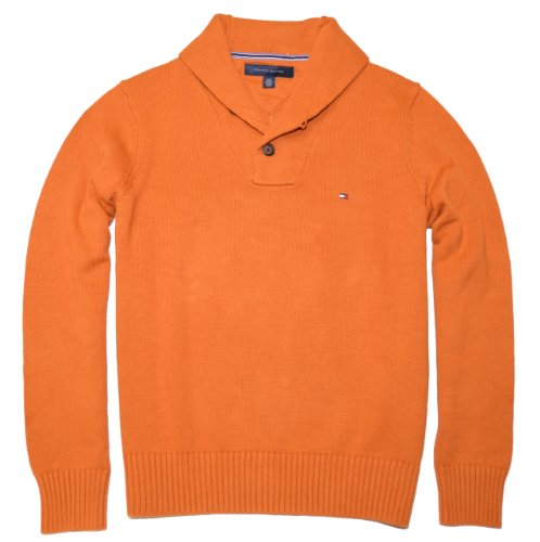 Tommy Hilfiger Men V-Neck Shawl Sweater