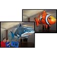 William Mark Air Swimmer Remote Control Inflatable Floating Shark & Clown Fish Bundle