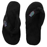 NCAA Florida Gators Ladies Black Pillow Plush Thong Slippers (5/6)