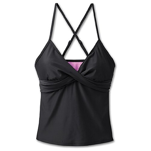 Athleta Solid Bra Cup Swim Tankini